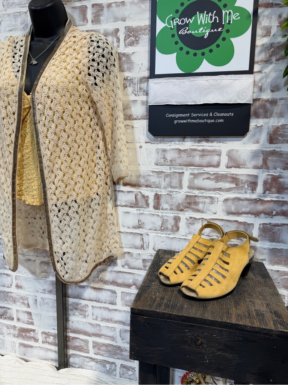 Munro Yellow Suede Cutout Slingback Sandals